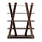 Baxton Studio Michio Walnut Brown Finished 5-Tier Wood Living Room Display Shelf 168-10767 - alternate 4